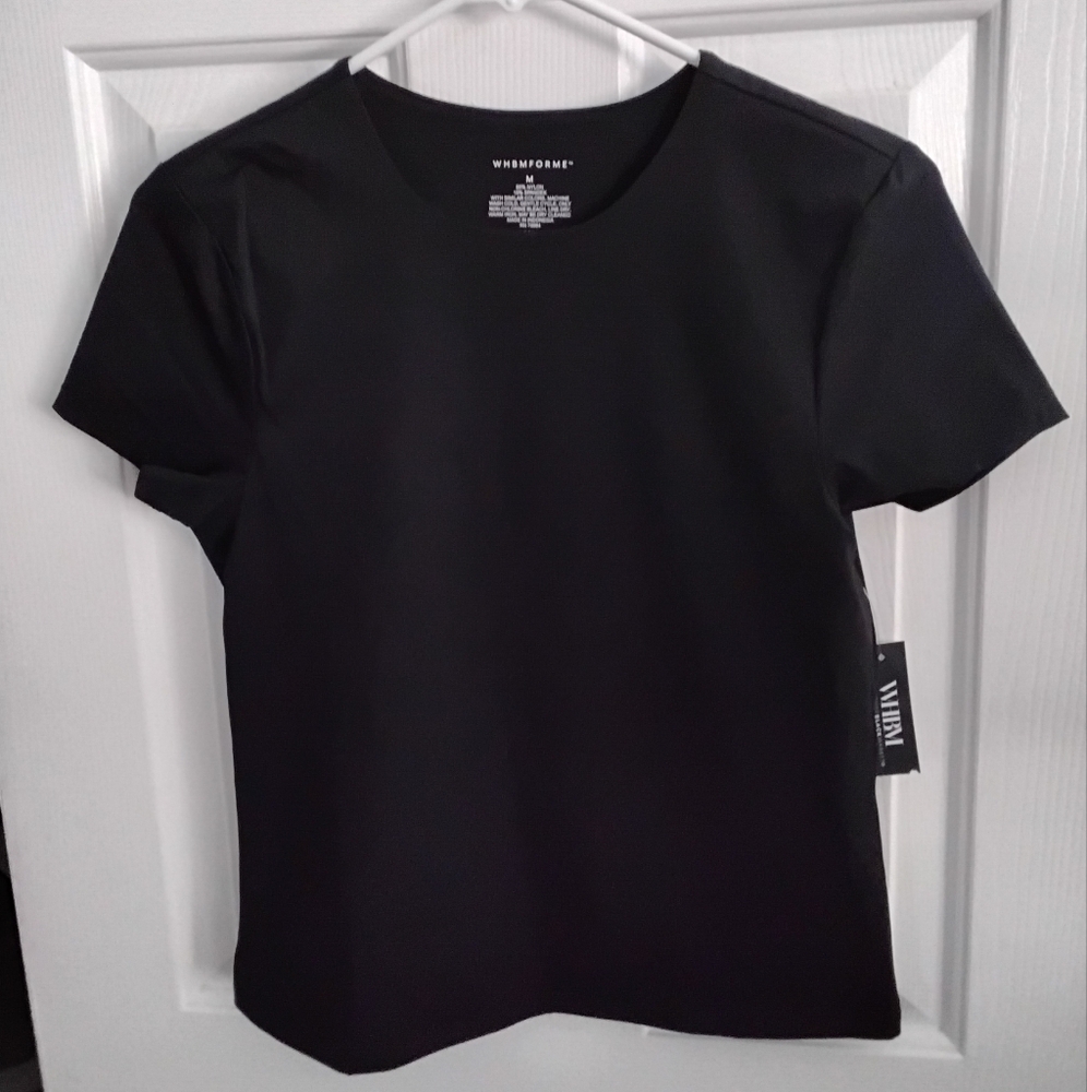 White House Black Market Classic Black Top. NWT